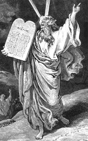Moses 10 Gebote